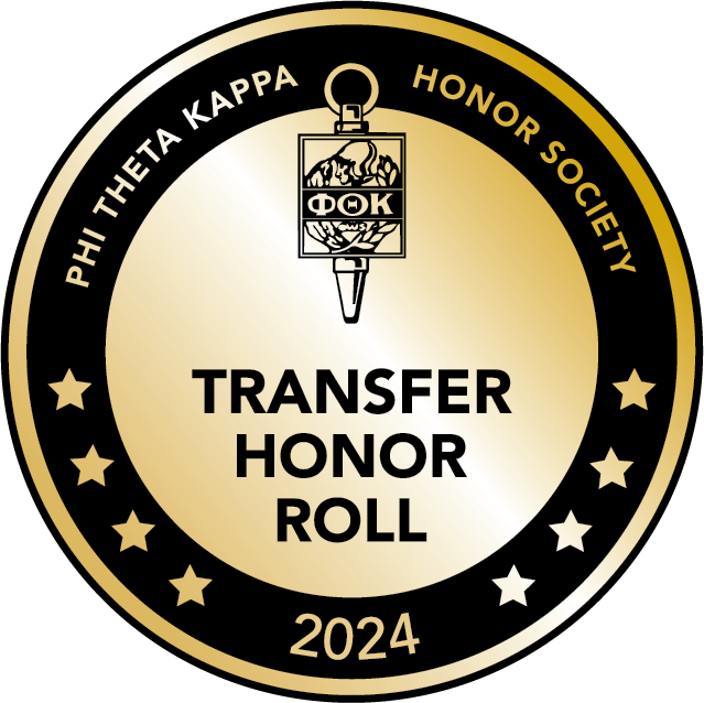 PTK Transfer Honor Roll Seal 2024